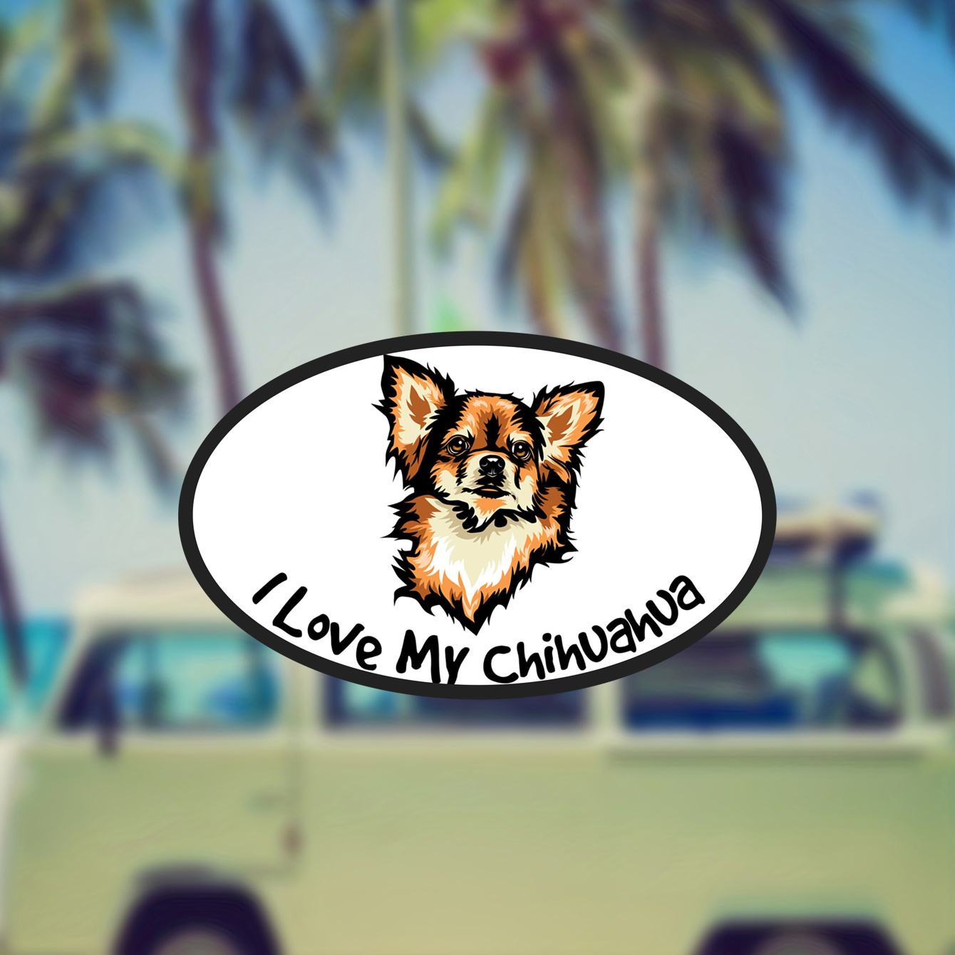 Car Styling I Love My Dogs Funny Car Novelty Window Bumper Vinyl Decal Sticker v