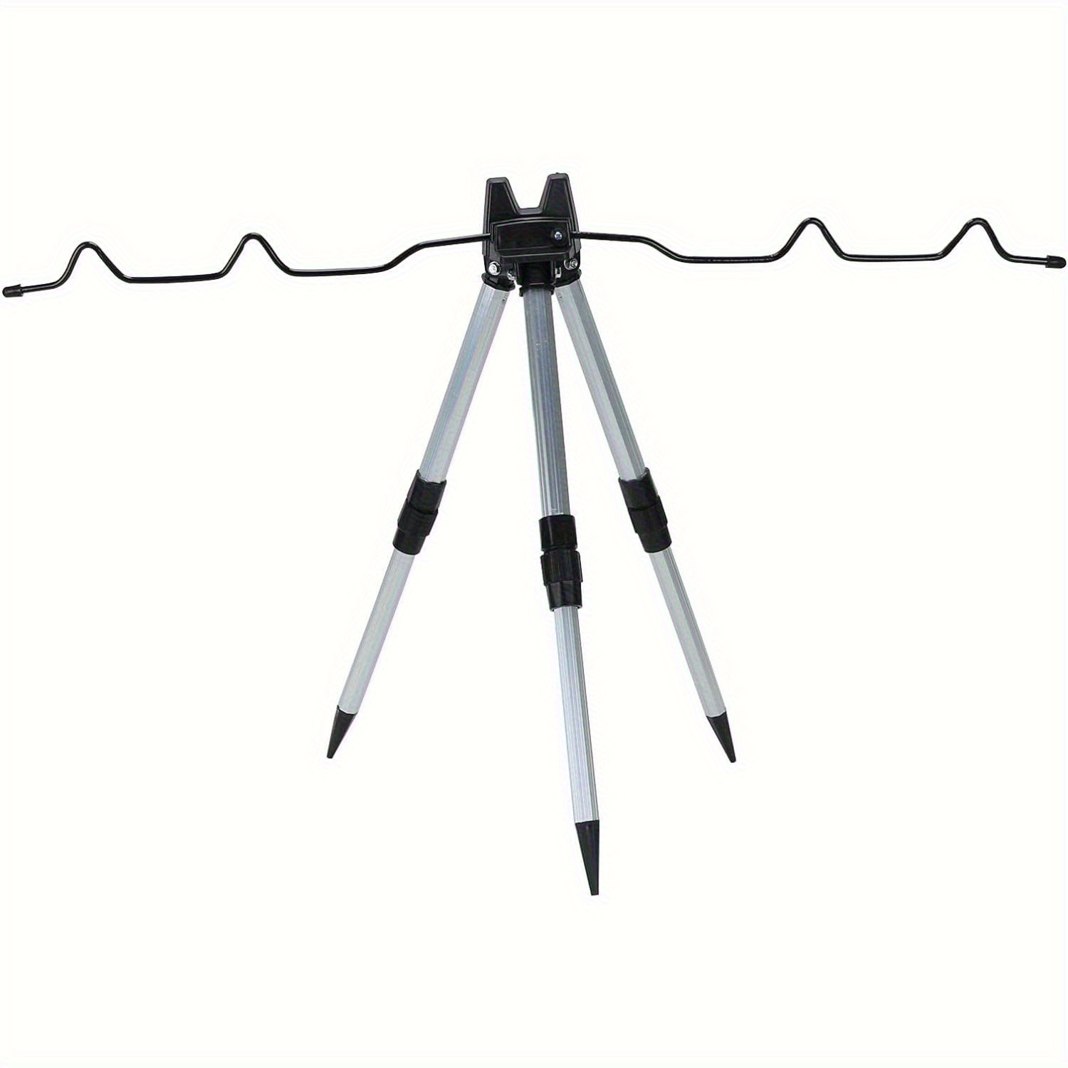 TEMU Fishing Rod Support Sea Fishing Tripod Stand Fishing Rod Stand Portable Fishing Rod Telescopic Dock Fishing Tackle