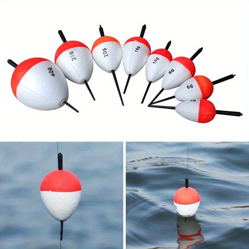 

Flutuador de pesca e branco EVA, conjunto de 5 peças, 1g, 2g, 3g, 5g