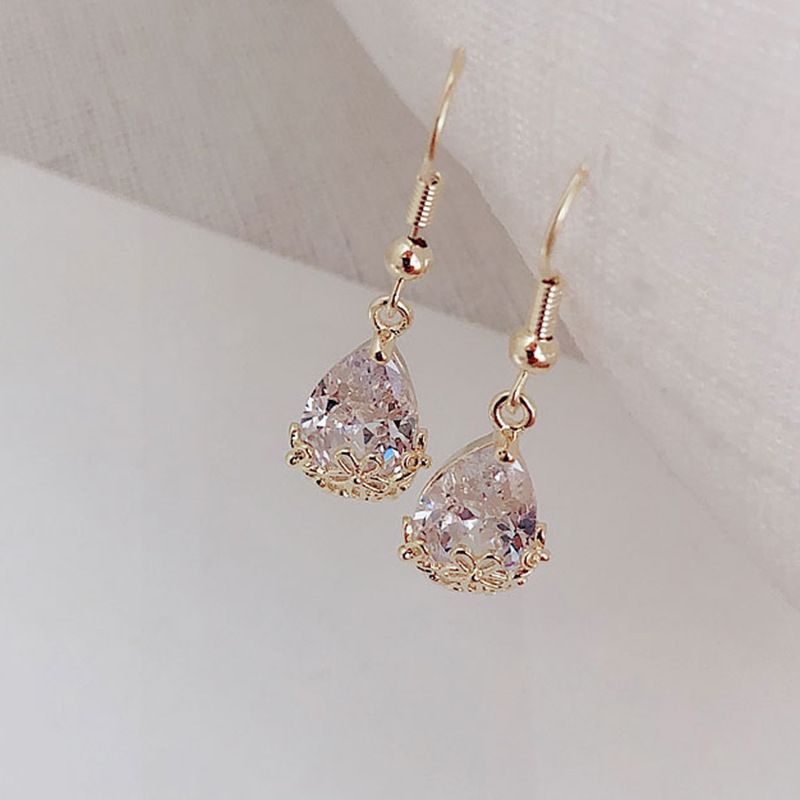 TEMU 1 Pair Exquisite Dangle Earrings - Shiny Jewelry With , Perfect For Birthday Party, Anniversary Gift, And Special Occasions