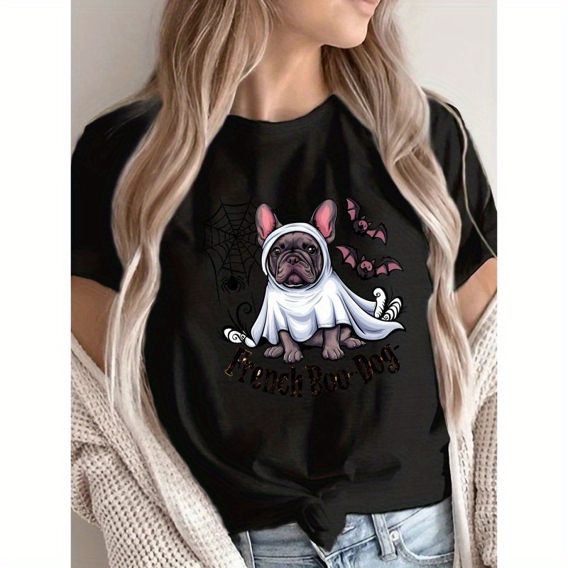 

French Boo Dog T Shirt Women's T-shirt