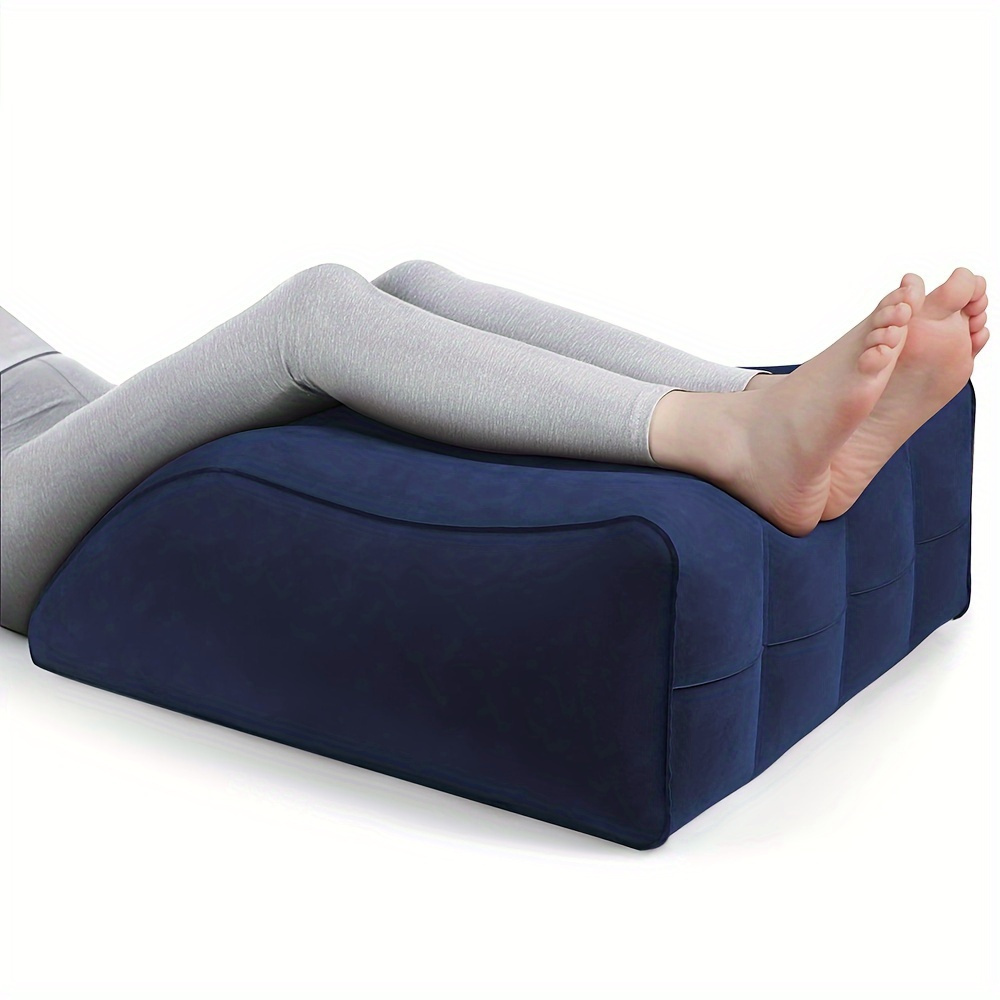 E-shop 1 aufblasbares Beinkissen, tragbares Kissen, geeignet für Zuhause Outdoor-Reisen