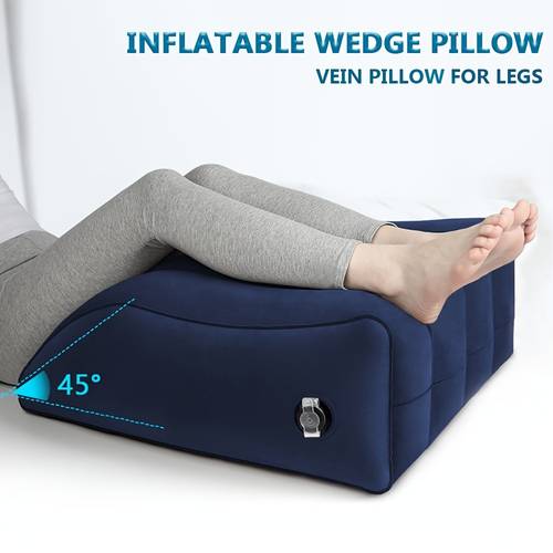1 inflatable leg pillow portable pillow suitable for home and outdoor travel