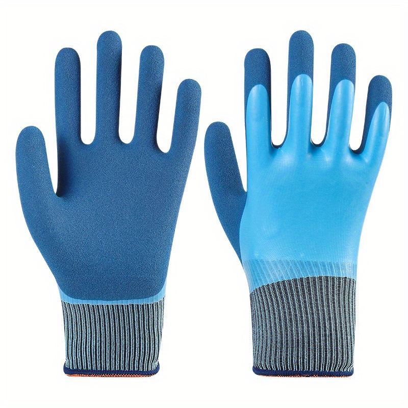 

1 Pair Waterproof Work , Double Grip, Comfortable, Breathable, , With Hand Wash, For Gardening, Fishing, Cleaning - Material