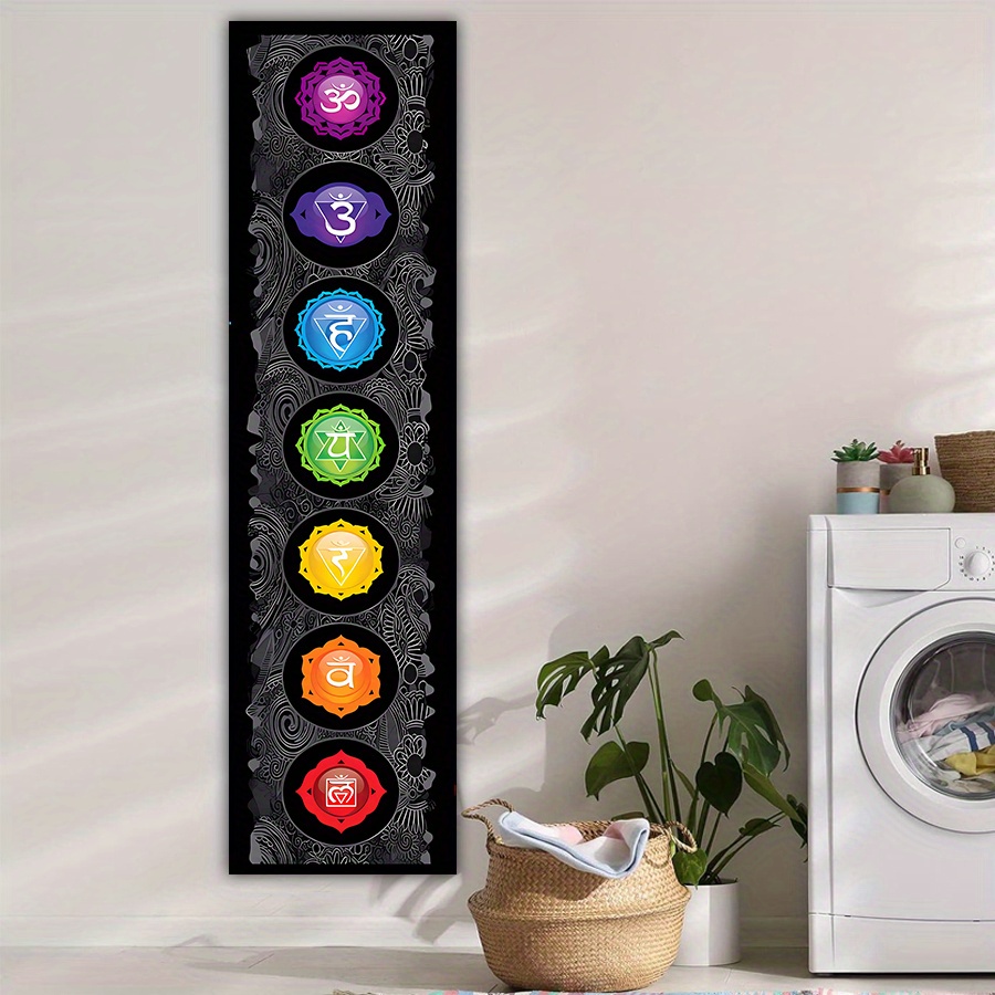 Väggbonad mandala chakra boho stil väggdekoration för hem_voghion.com