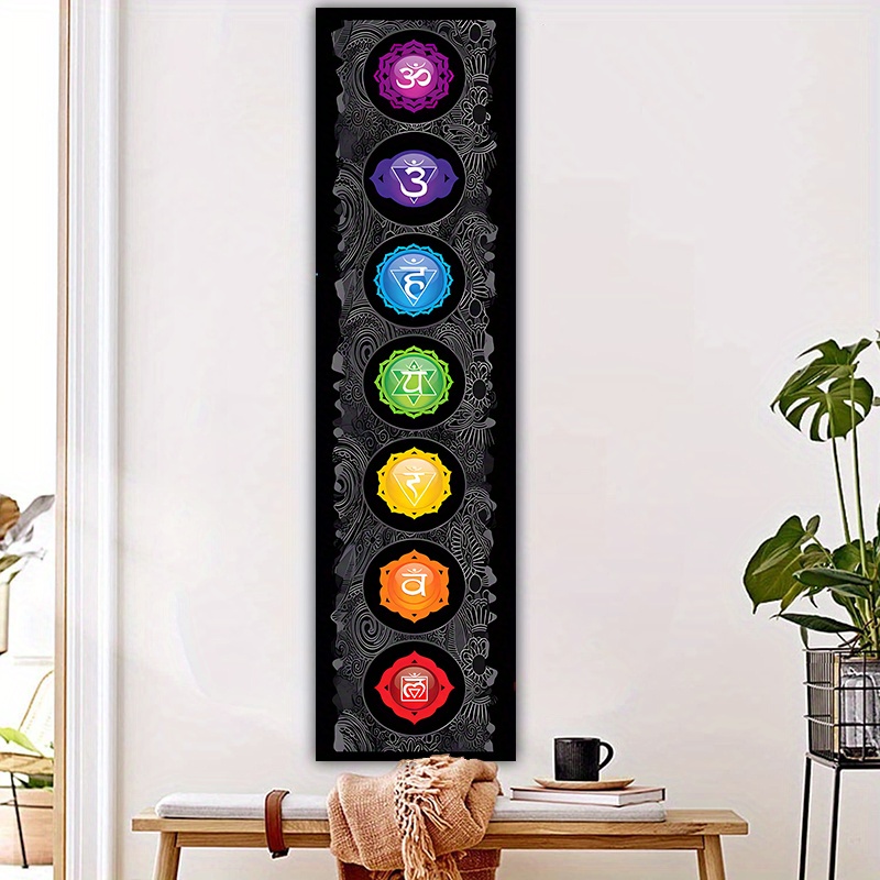 Väggbonad mandala chakra boho stil väggdekoration för hem_voghion.com