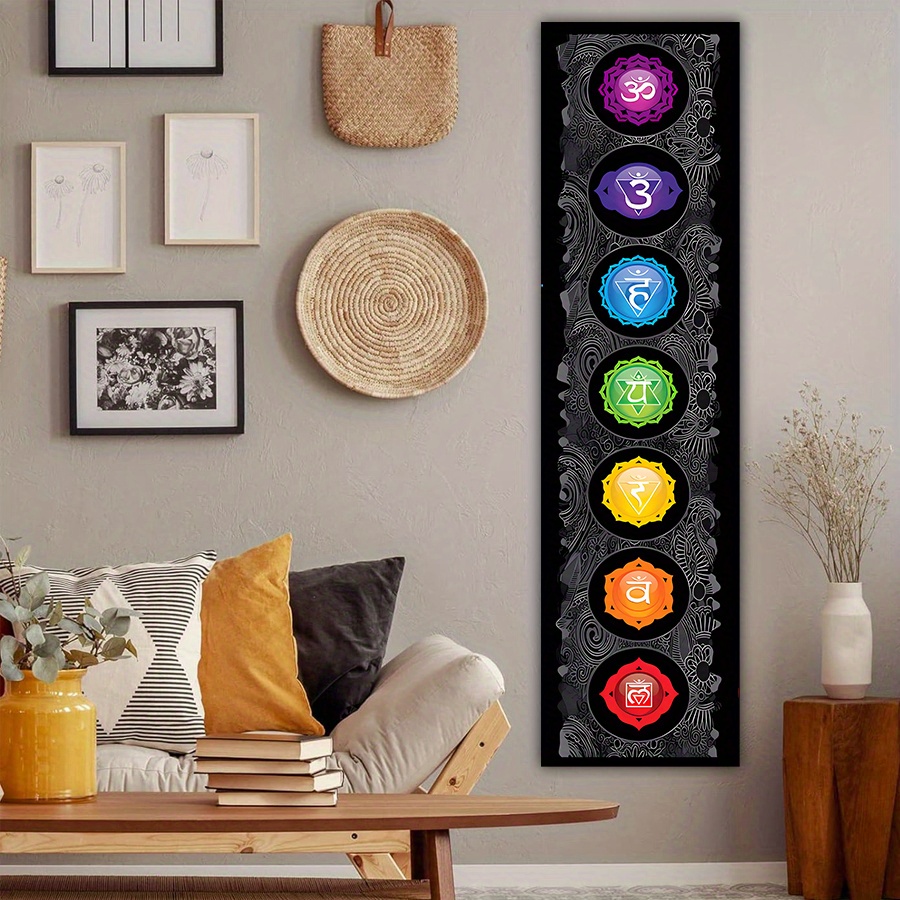 Väggbonad mandala chakra boho stil väggdekoration för hem_voghion.com