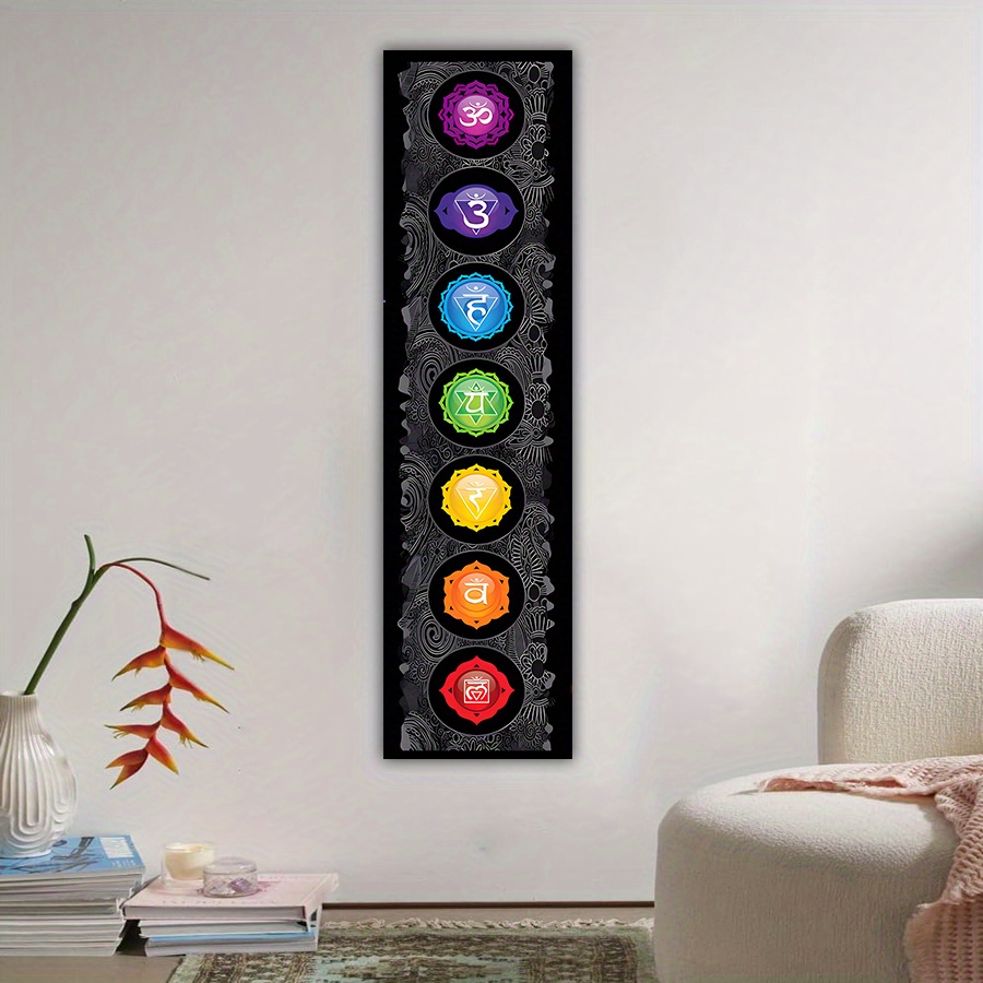 Väggbonad mandala chakra boho stil väggdekoration för hem_voghion.com