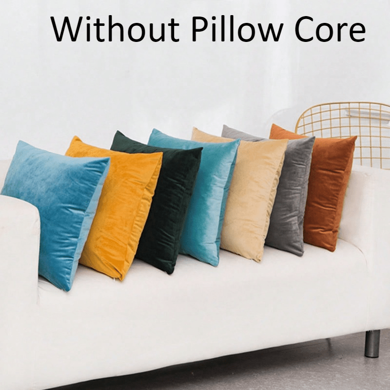 

1pc Vibrant & Skin-friendly Polyester Throw Pillow Cover - Modern Solid Color, Zippered, Machine Washable Cushion Case For Living Room Sofa Decor - In Multiple Colors, Throw Pillows For Couch