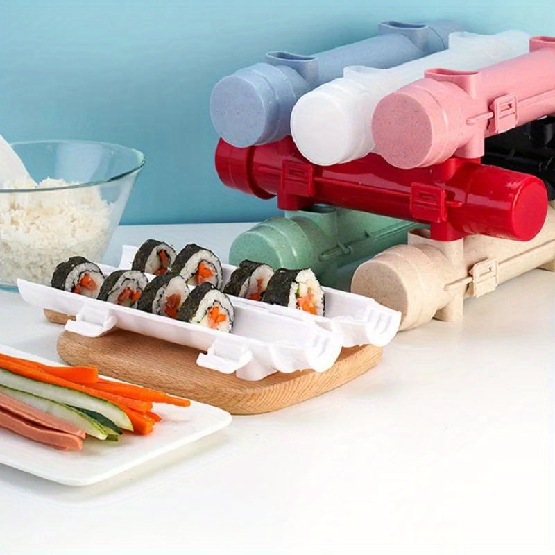 

1pc Washable Pp Sushi Maker - Quick Roller, Diy Rice And Vegetable Meat Rolling Mold Kitchen Tool For Sushi Preparation