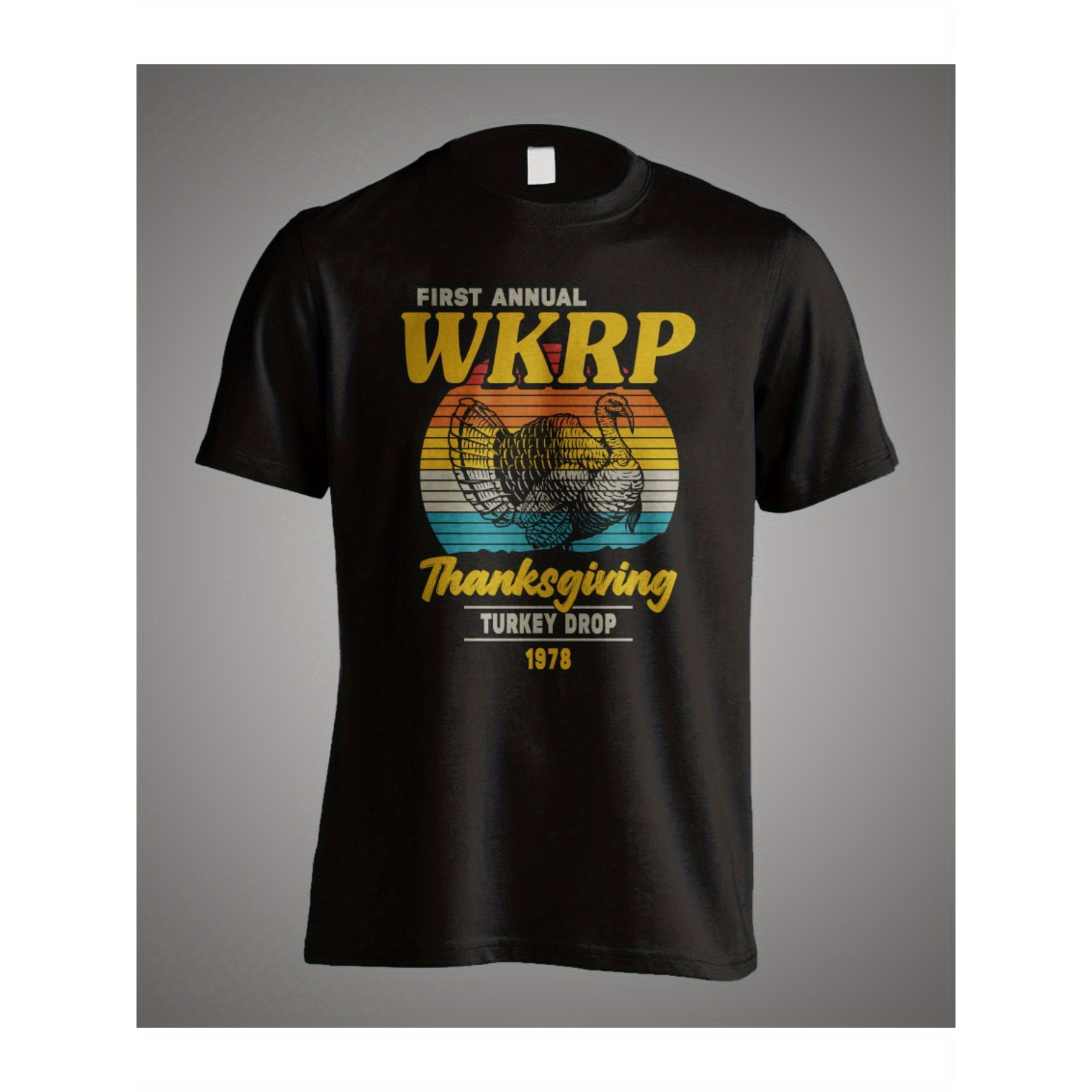 

Thanksgiving Day Wkrp Turkey Drop 1978 In Retro Funny Gift T-shirt