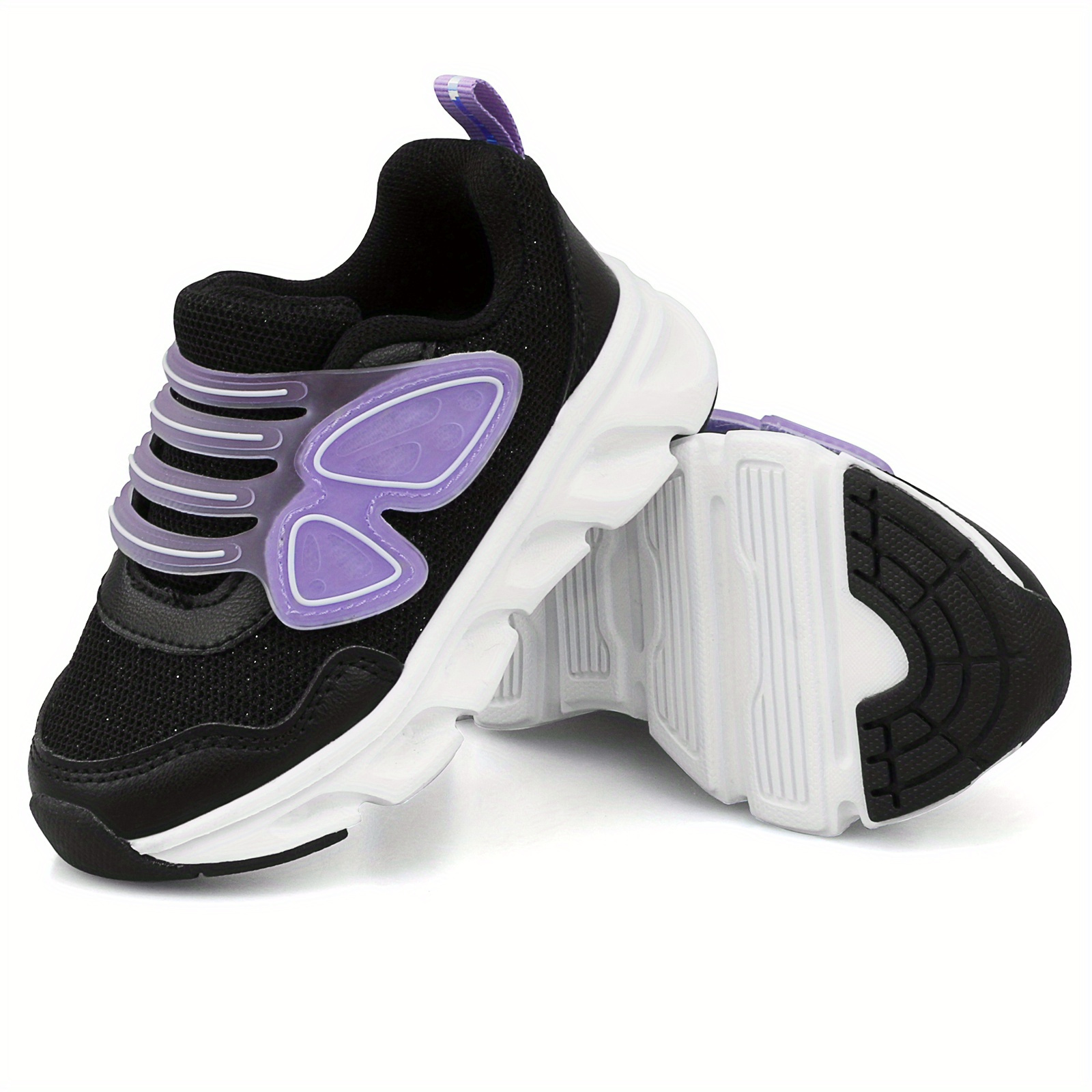 Girls' Breathable Sneakers - Non-Slip, Comfortable Walking & Running Footwear for Youngsters with Cartoon Patterns, Youngsters Sneakers for School