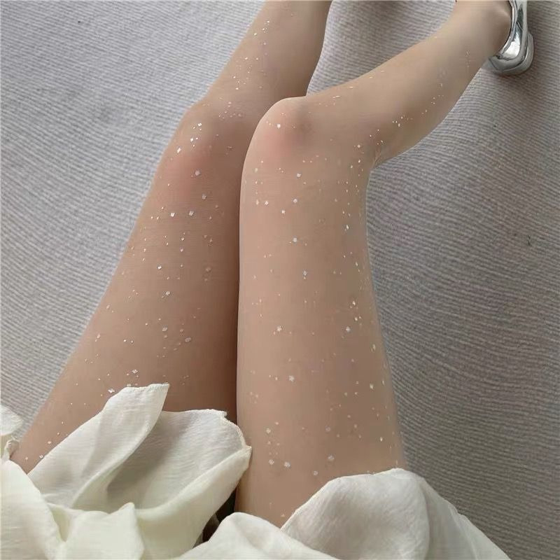 Galaxy Pattern Sheer Tights, Sexy Elastic Comfy & Breathable Pantyhose, Women's Stockings & Hosiery