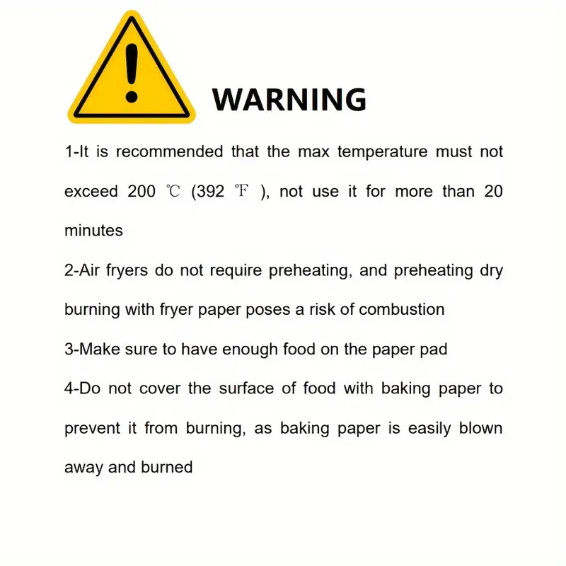 100pcs air fryer disposable paper liners 9 inch round and square parchment paper liner for 5 8 fryer oil proof water proof parchment baking paper for kitchen baking roasting microwave Product details 5