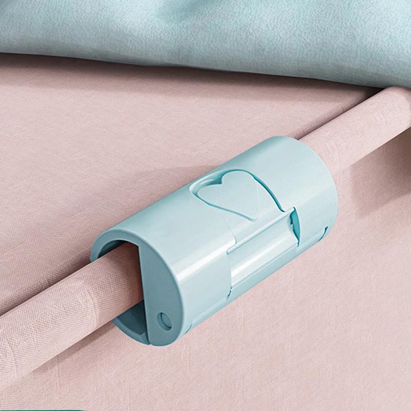 4pcs   bed sheet clips non slip plastic quilt cover clamps blanket holders curtain buckles clothes pegs fasteners fixer   wash only details 2