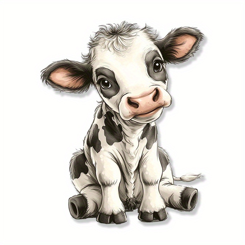 

Cow Car For Laptop Macbooks Car Van Suv Cup Guitar Decals Auto Accessories