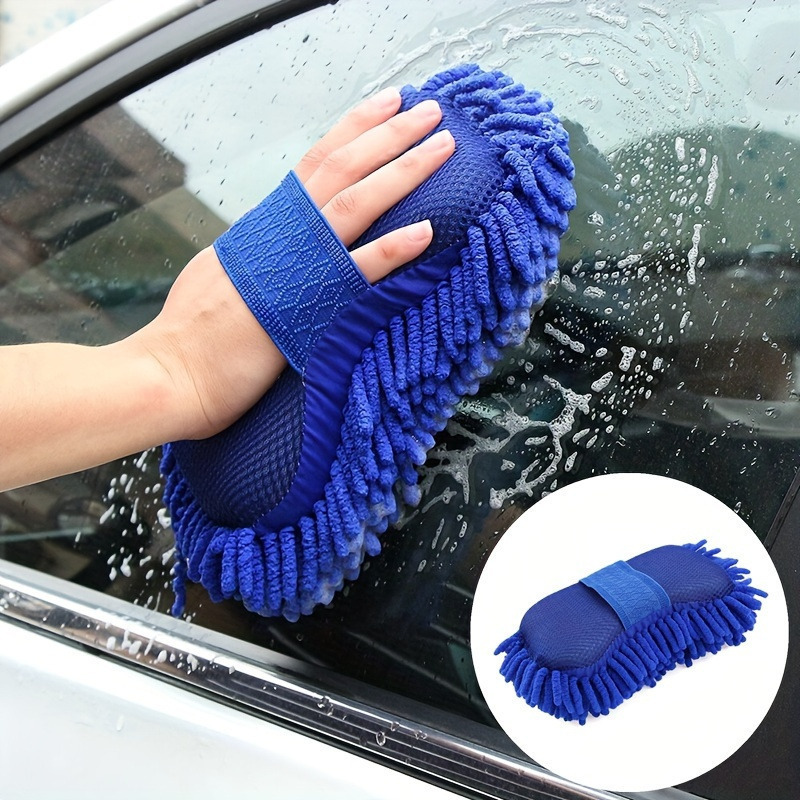 microfiber car cleaning sponge handheld grooming tool for   and motorcycle     removes dirt and   with ease
