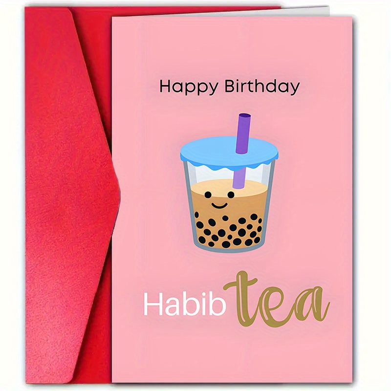 

Arabic-inspired Birthday Card With Envelope For Her - Girlfriend, Wife, Daughter | 4.7"x7" | & Design