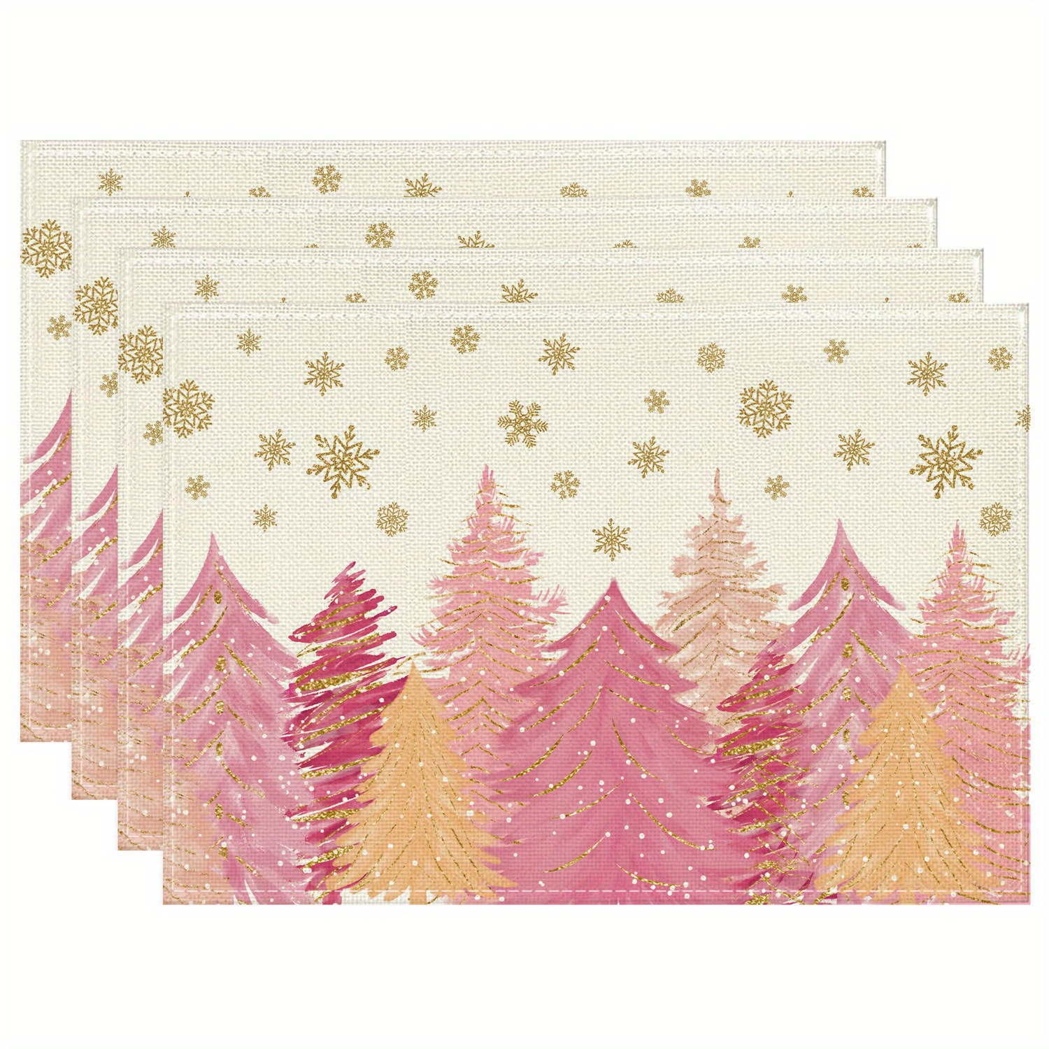 

4pcs Christmas Tree 30*45cm Christmas Placemats