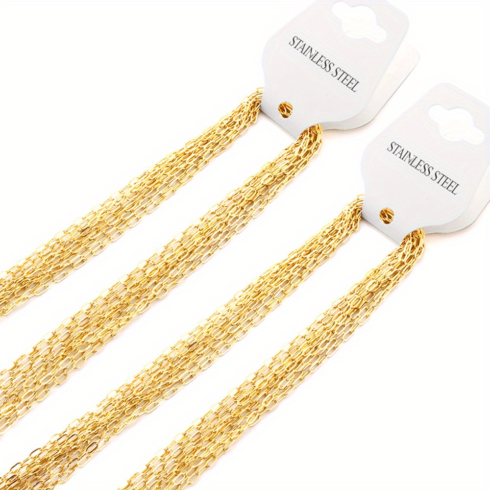

5pcs Set - Stainless Steel Necklaces, & Rectangle For - For &