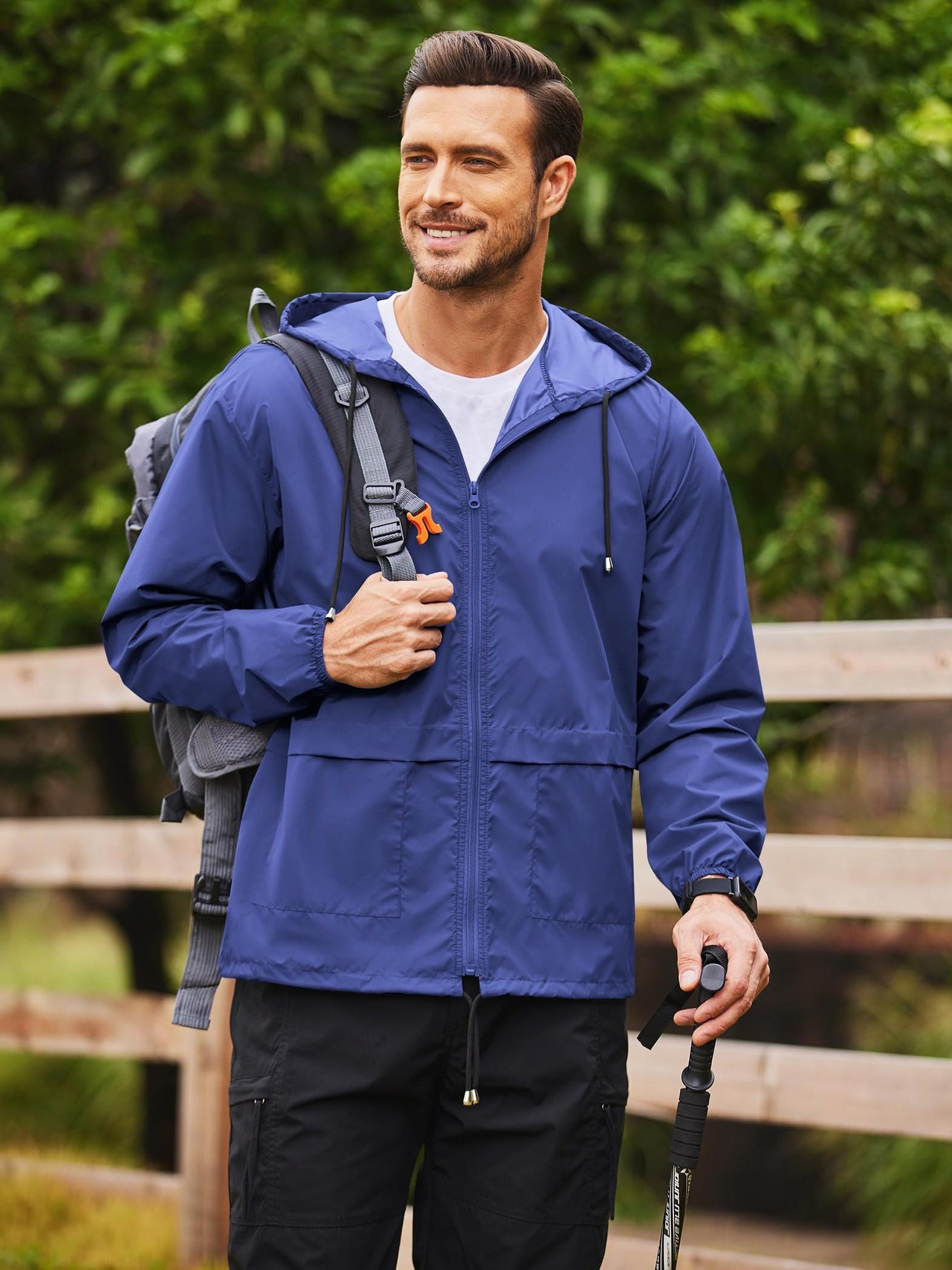 Outerwear Best Packable Rain Jacket For Travel Men's Outdoor