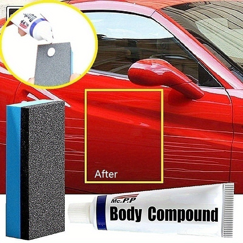 Car Body Compound Paste Set for Scratch Removal and Paint Care, Auto Polishing and Grinding Paste