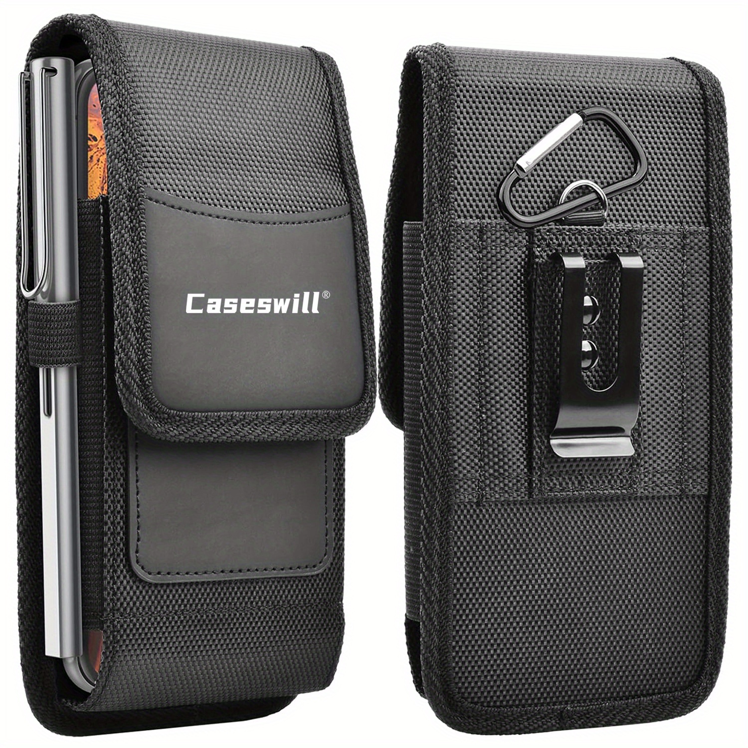 

Caseswill Cell Phone Holster For (2024), G Power 5g (2024), G 5g (2024), G Play (2024), G (2023), G 5g (2023), G (2022), G 5g (2022) Case Nylon Belt Clip Holster Phone Holder Pouch With Card Holder