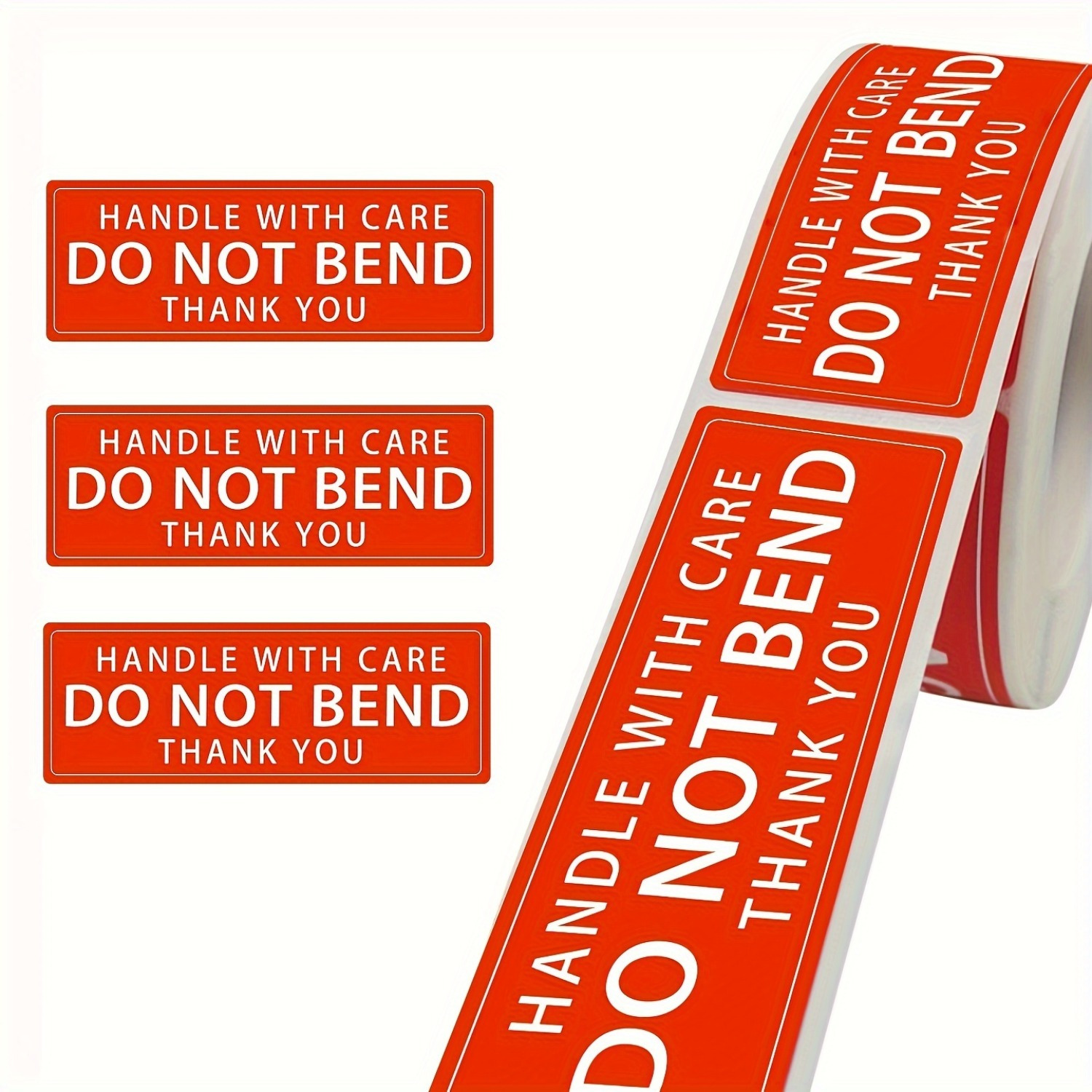 FirstZi 1x3 Inches Handle With Care - Do Not Bend - Trinidad And Tobago