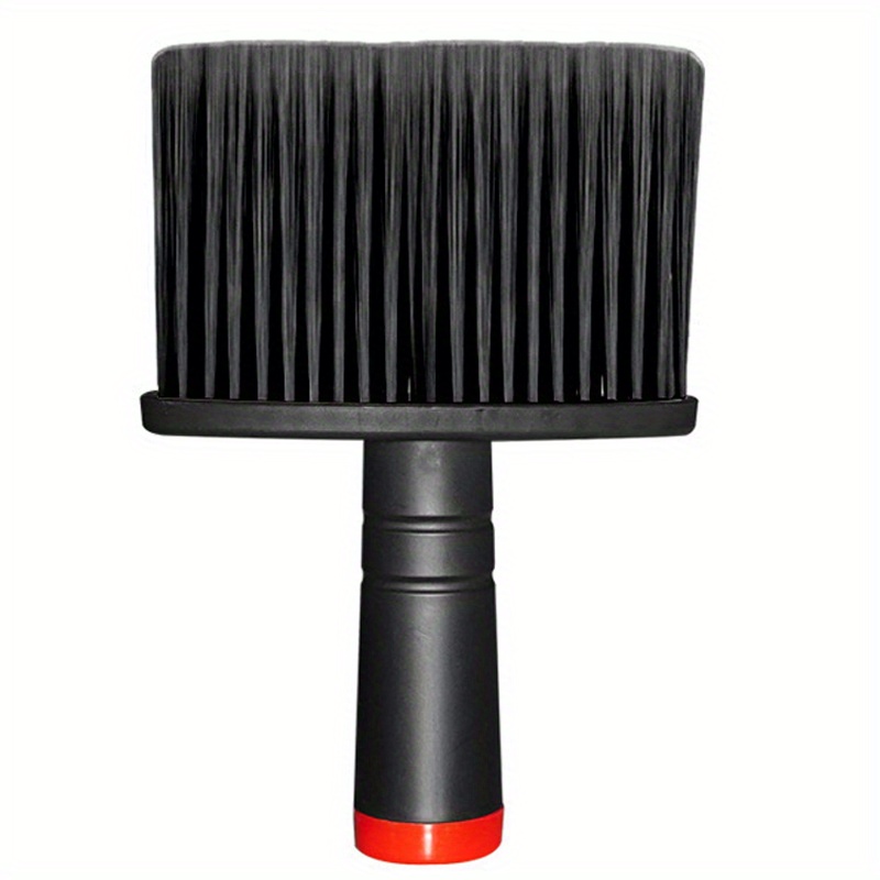 TEMU Neck Duster Brush For Haircuts - Gentle Nylon Bristles, Ideal For Barbers & Stylists, Removal & Sweeping