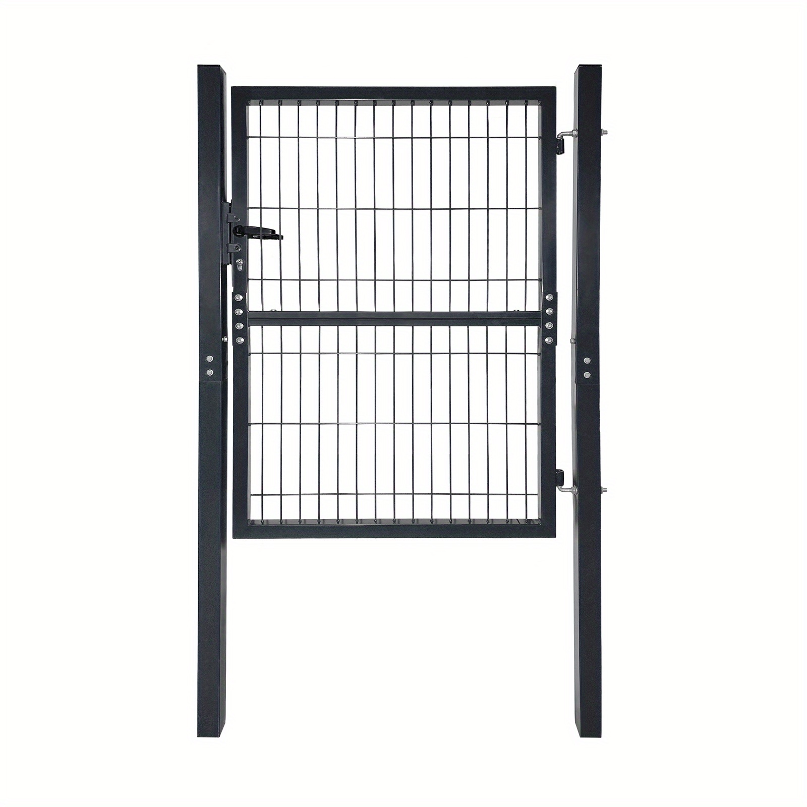 TEMU Garden Door, Garden Gate, Yard Gate, Fence Double Gate With Lock Door, Gate Fence Door, Garden Fence