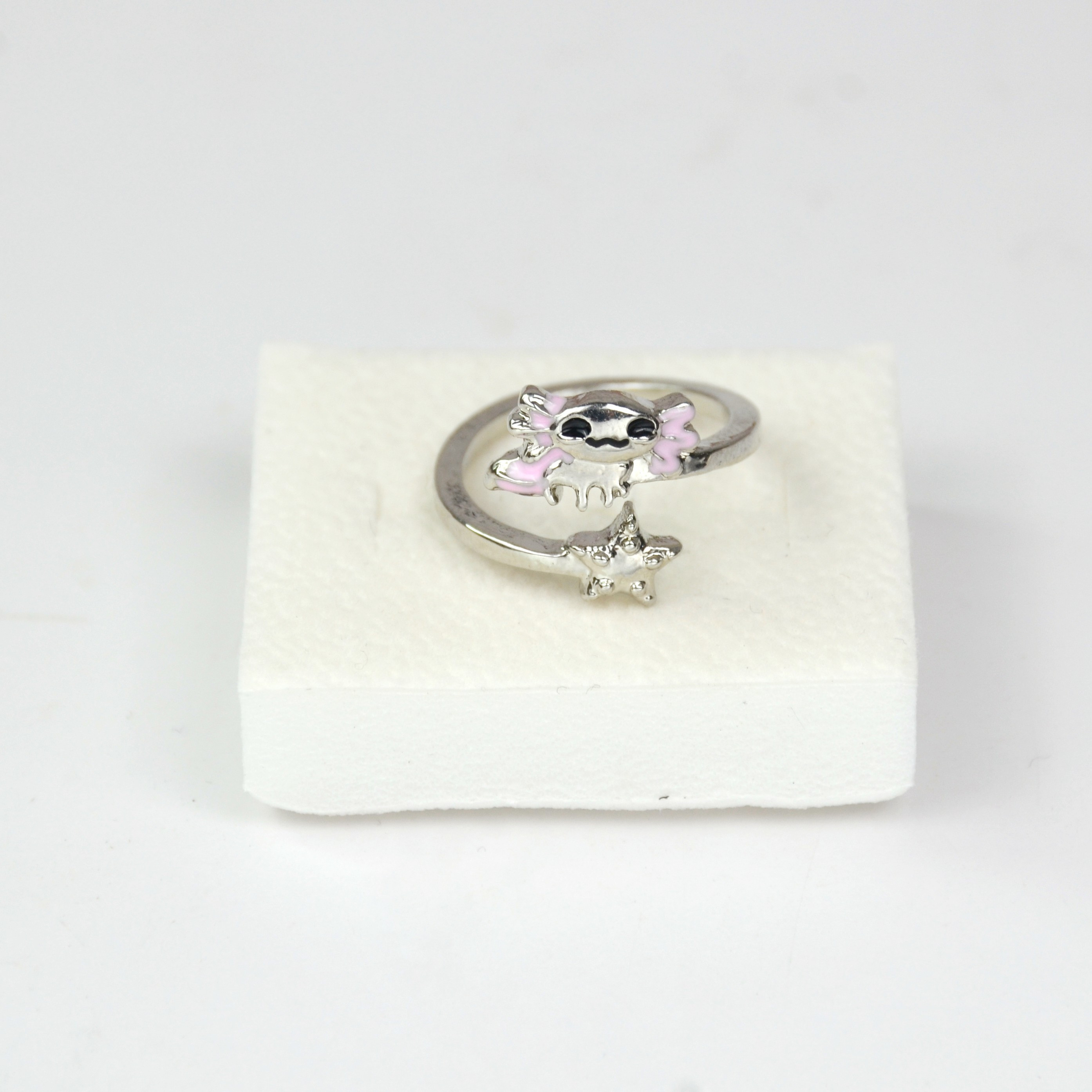 TEMU Anillo de Axolotl Anillos Ajustables de Axolotl Animal Regalo de de de San Valentín Joyería, para Adolescentes, Para Adolescentes