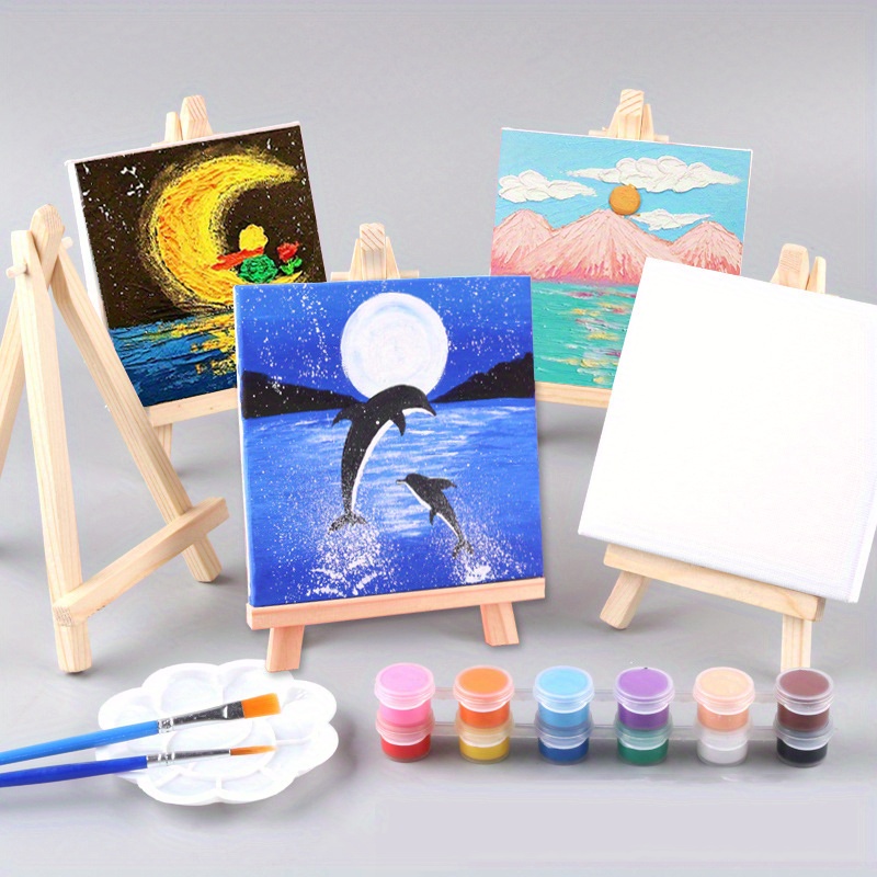 DIY acrylic oil painting set, suitable for adult beginners 40.64 authentic x 50.80cm, wall