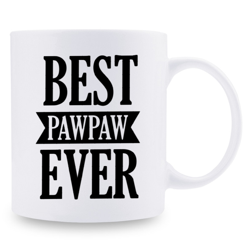 

Best Pawpaw Ever Coffee Mug - Christmas Gift - Paw Birthday Gift Coffee Mug - Father's Day/ Mother's Day - Family Coffee Mug Birthday Gift For The Best Paw Paw Mug