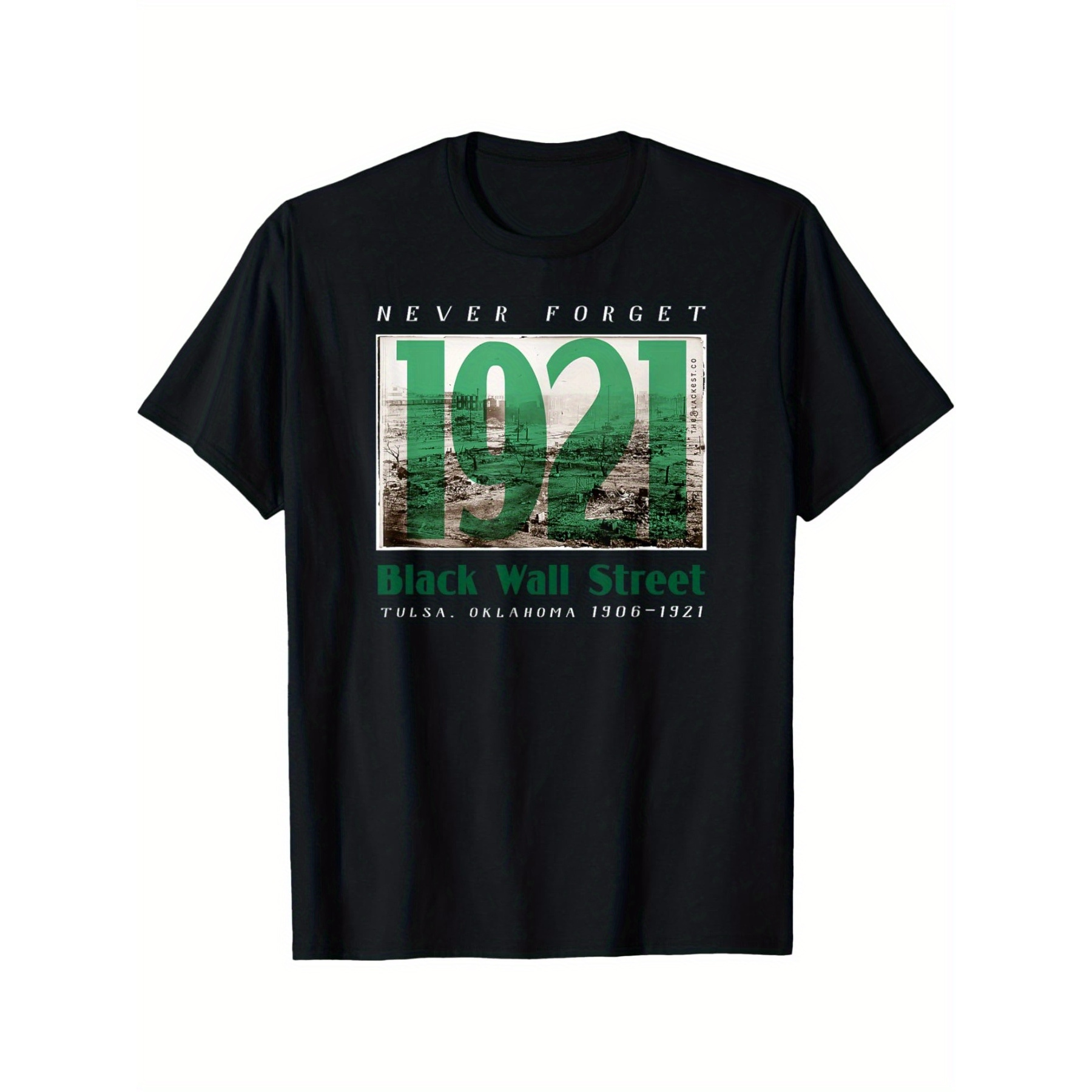 

Black Wall Street 1921 Oklahoma History T-shirt