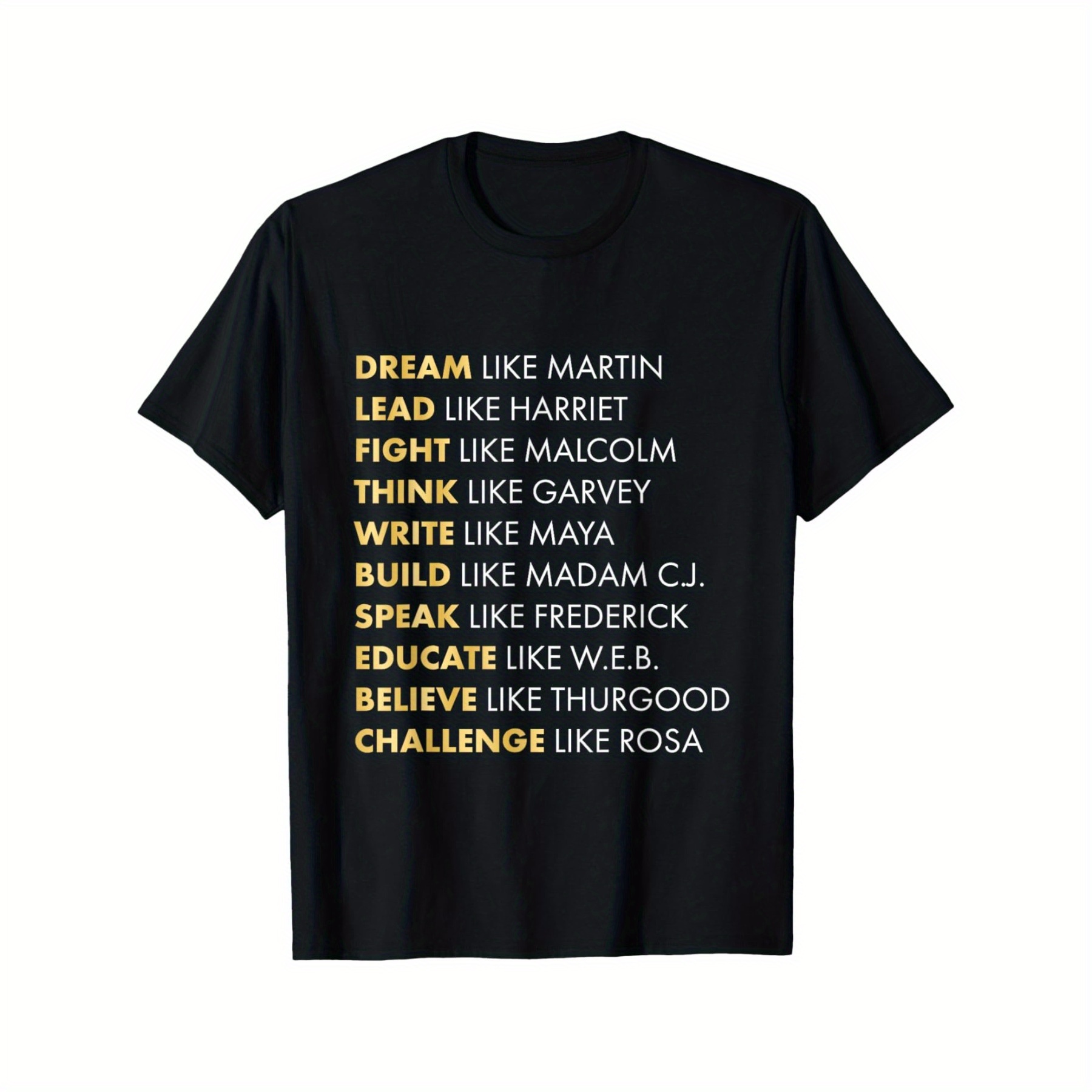 

Martin Dream T-shirt-black History T-shirt