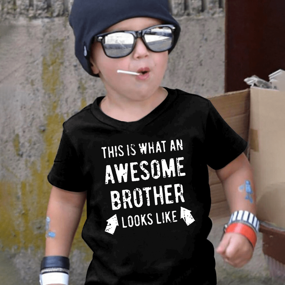 

Printed Boys' Short Sleeved T-shirt