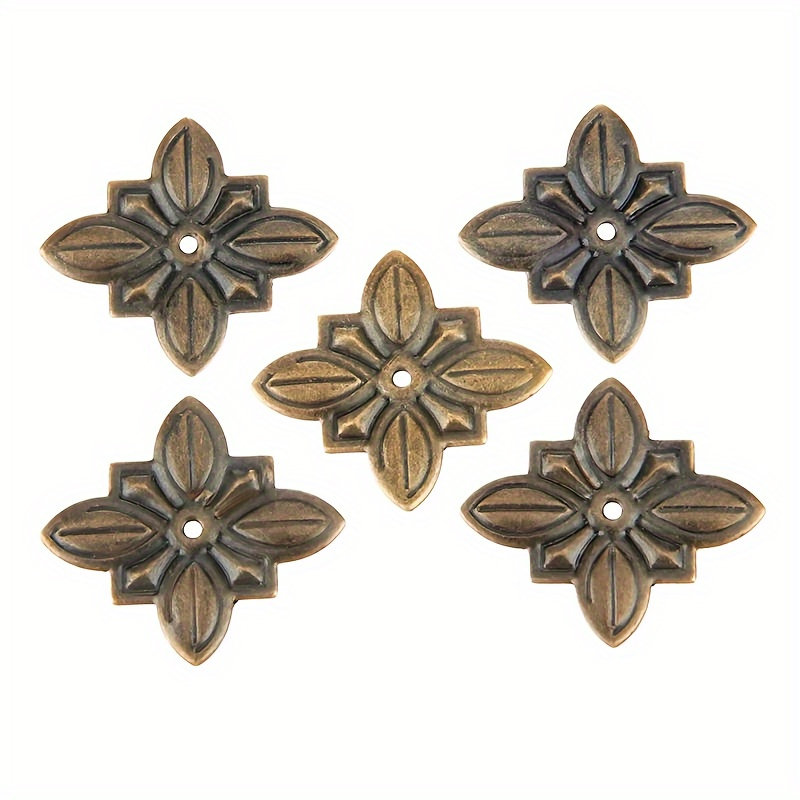 Image of 10pcs Per Pack, Gift Box Decorative Flakes, Plum Corner Patches