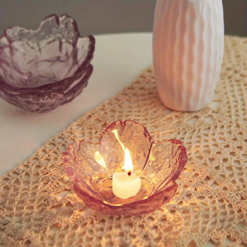 

5/10pcs Creative Cherry Glass Candle Holder