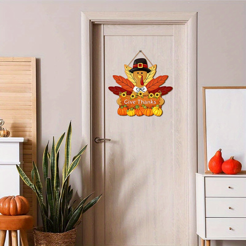 

Wooden Turkey Hanging - , Seasonal For Fall Parties, , And - - , Ready To ,