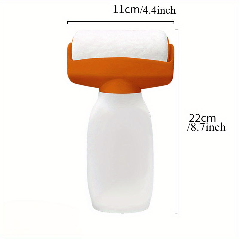 1pc refillable 4 inch paint roller brush refillable 4 inch paint roller brush with 500ml storage   dabbers roller touch up painter for wall repair graffiti art craft painting supplies with refillable bottle dauber for empty painter no paint included details 0