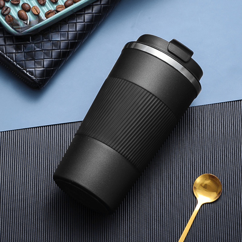 outdoor stainless steel coffee cup stainless steel   portable car car cup sports fitness portable water bottle