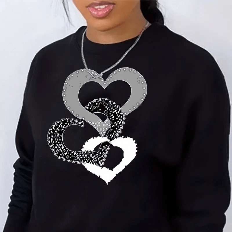 

Fleece-lined 's Sweatshirt - Long , Pullover For Fall & ,