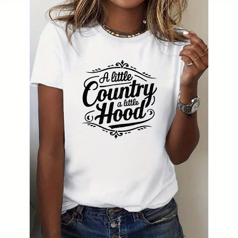 

Country Hood Pure Cotton Women's Tshirt Comfort Fit