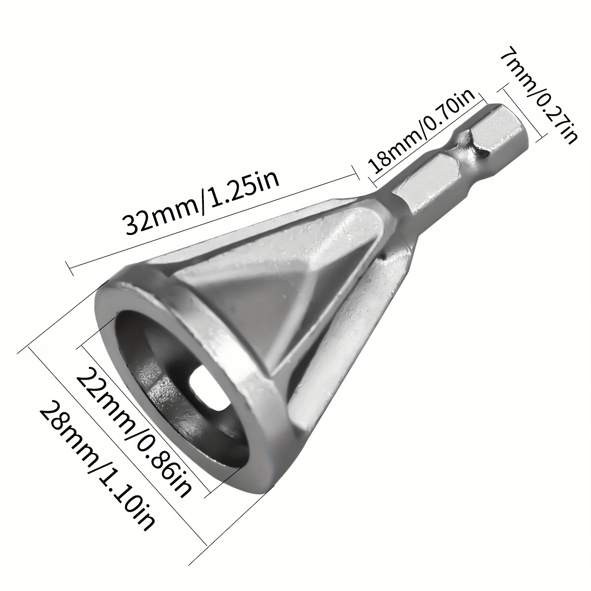 Metal Chamfering Tool - Drill Attachment Deburring And Angle Trimming, Suitable For Most Electric Drills