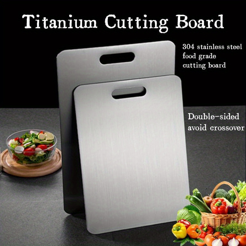 

304 Stainless Steel - Double-sided, -safe For Meat, Fruits & Vegetables - &