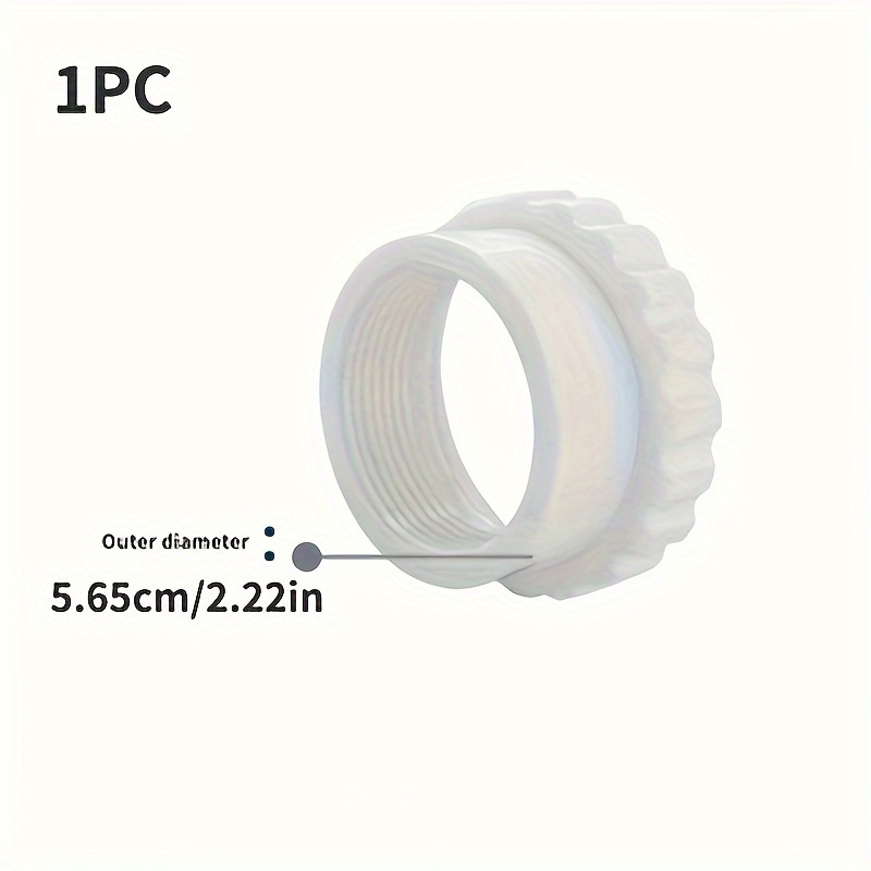 Easy-install Pool Fountain Adapter - Battery-free, Durable Plastic For Summer Wave Pools And Spas