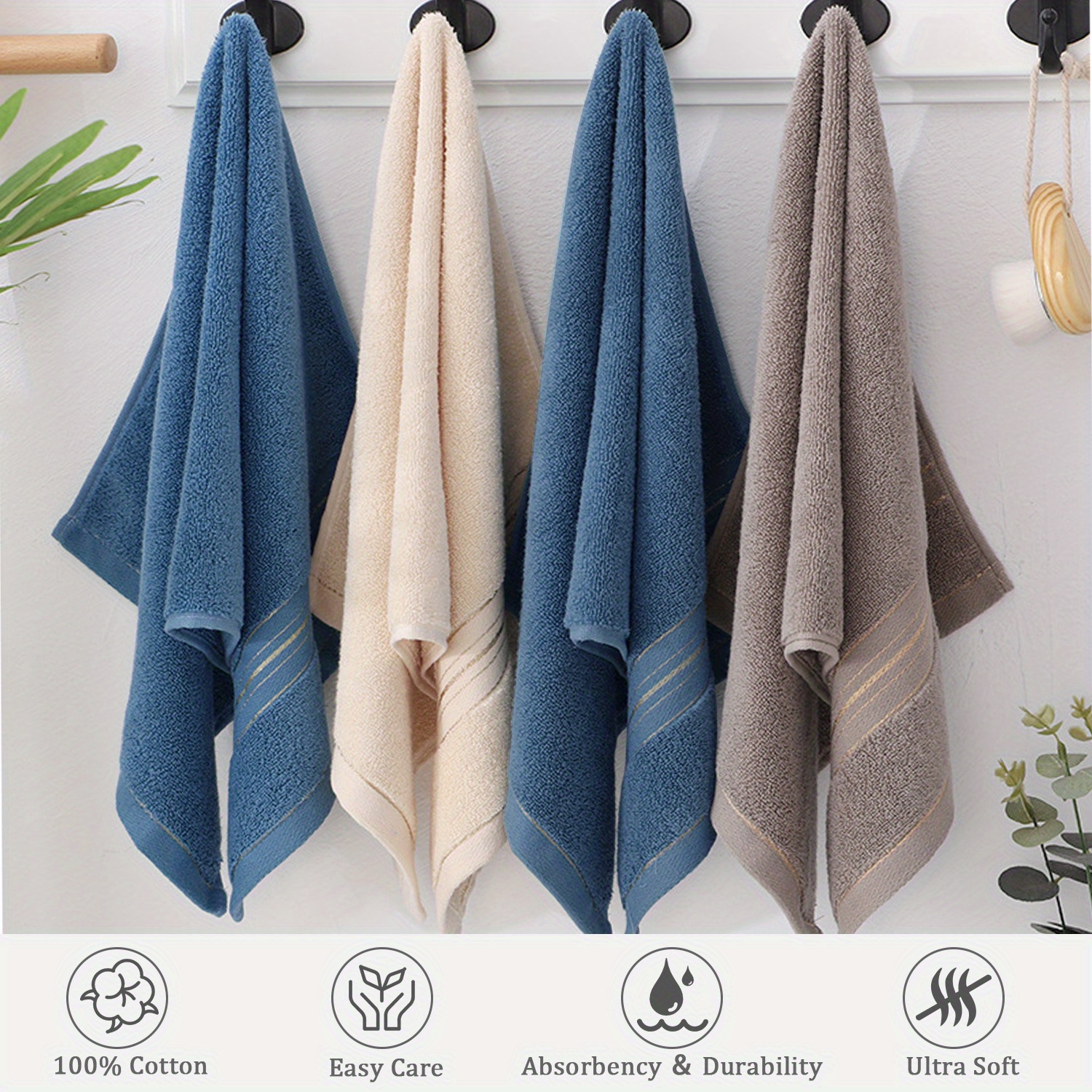 

And Absorbent Luxury Towels, Premium Bath Towels For Bathroom , Daily Use, And Gift