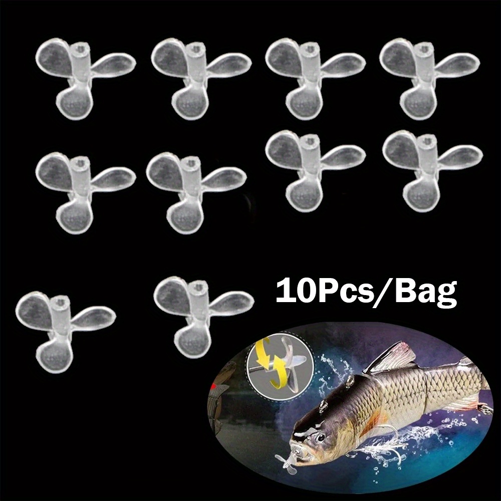 

10pcs/bag Bait Propeller For Fishing Lure Electric Lure Wobbler Fishing Swimbait Tool Bionic Fake Lure