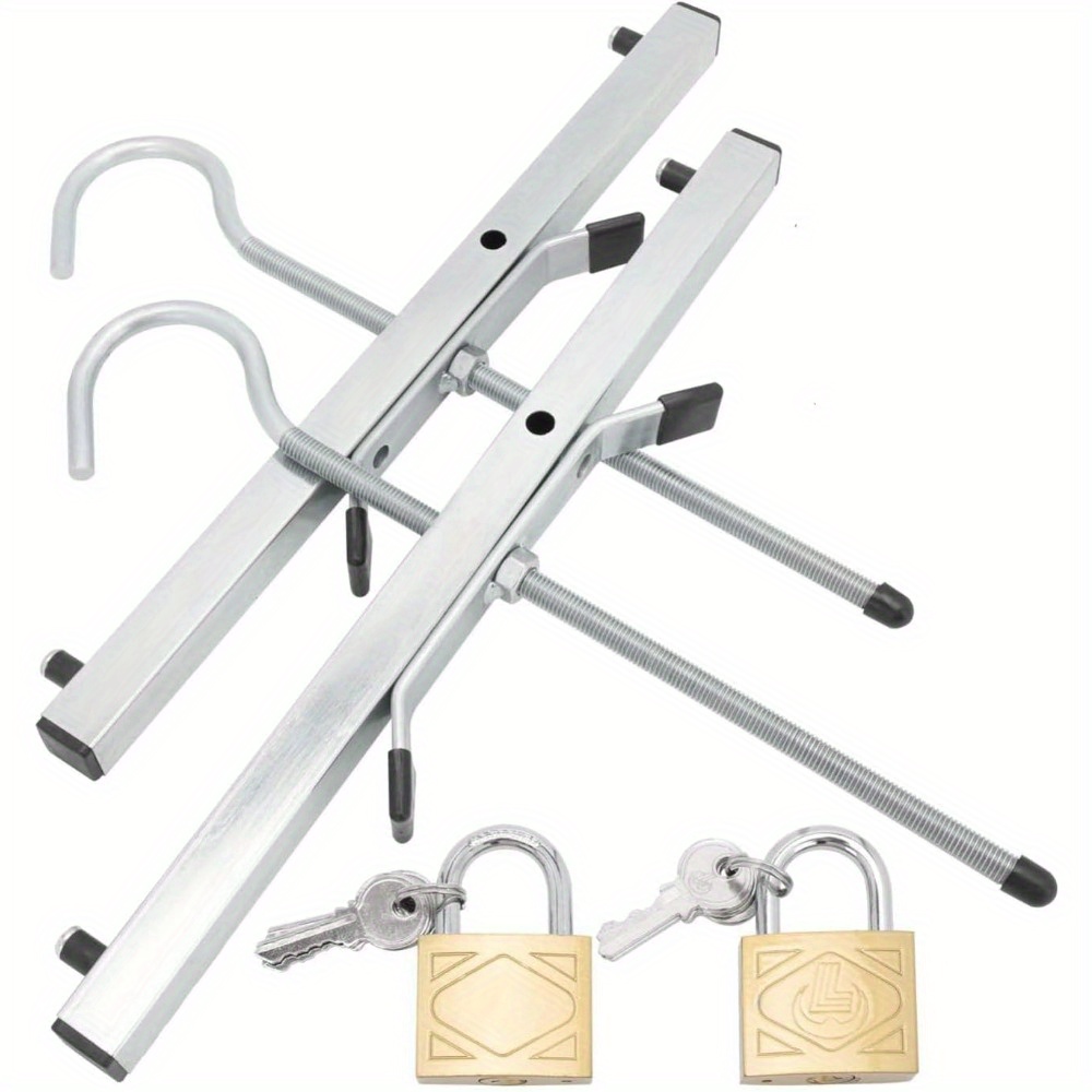 TEMU Universal Fitting Lockable Car Or Van Roof Rack Ladder Clamps Ladder Accessory Easy To Increasing Safety