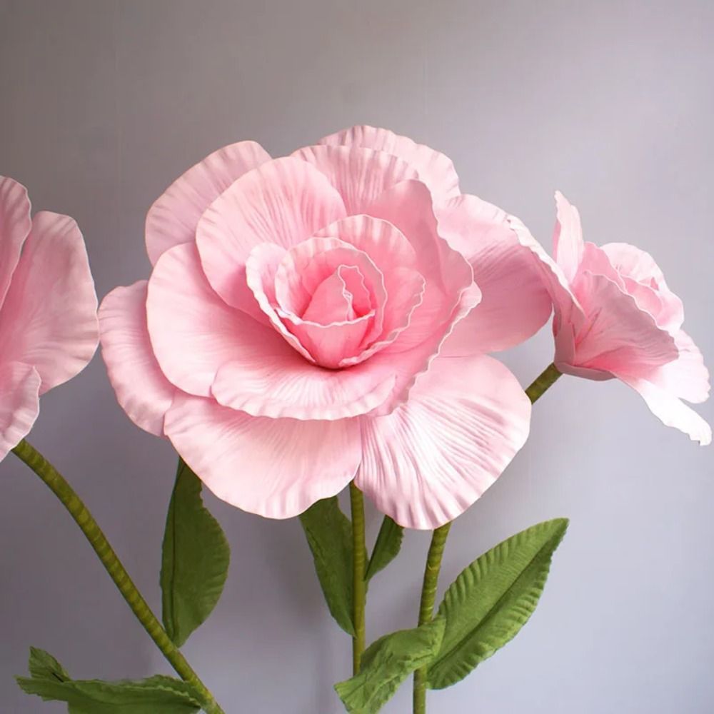 

Giant Red Silk Peony Artificial Flowers - 30cm/11.81in - Perfect For Wedding And Engagement Decorations